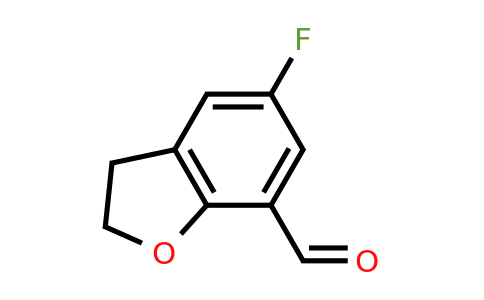CAS 245762-36-1 | 5-Fluoro-2,3-dihydrobenzofuran-7-carboxaldehyde