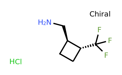CAS 2460740-25-2 | [(1R,2R)-2-(trifluoromethyl)cyclobutyl]methanamine;hydrochloride
