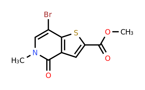 CAS 2461773-51-1 | methyl 7-bromo-5-methyl-4-oxo-thieno[3,2-c]pyridine-2-carboxylate