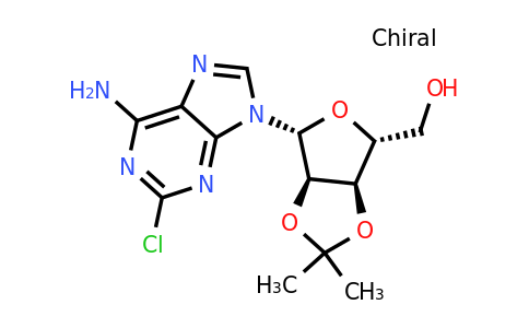 CAS 24639-06-3 | ((3aR,4R,6R,6aR)-6-(6-Amino-2-chloro-9H-purin-9-yl)-2,2-dimethyltetrahydrofuro[3,4-d][1,3]dioxol-4-yl)methanol