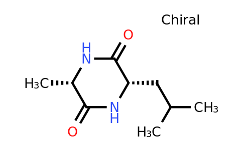CAS 24676-83-3 | (3S,6S)-3-methyl-6-(2-methylpropyl)piperazine-2,5-dione
