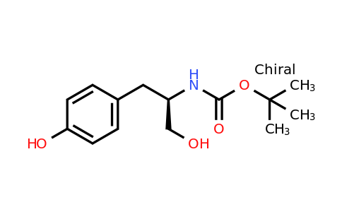 CAS 247018-46-8 | (R)-tert-Butyl (1-hydroxy-3-(4-hydroxyphenyl)propan-2-yl)carbamate