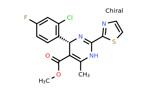 CAS 247037-81-6 | Methyl (R)-4-(2-chloro-4-fluorophenyl)-6-methyl-2-(thiazol-2-YL)-1,4-dihydropyrimidine-5-carboxylate