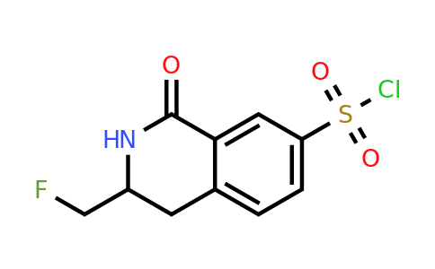 CAS 247050-23-3 | 3-(Fluoromethyl)-1-oxo-1,2,3,4-tetrahydroisoquinoline-7-sulfonyl chloride