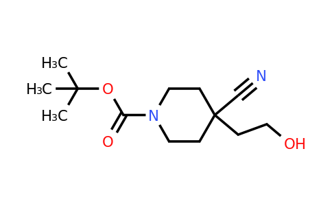 CAS 247133-10-4 | tert-butyl 4-cyano-4-(2-hydroxyethyl)piperidine-1-carboxylate