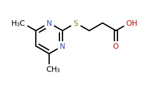 CAS 247225-29-2 | 3-((4,6-Dimethylpyrimidin-2-yl)thio)propanoic acid