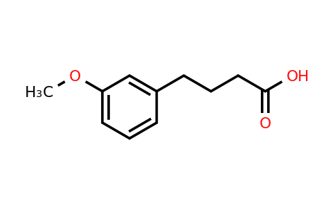 CAS 24743-11-1 | 4-(3-methoxyphenyl)butanoic acid
