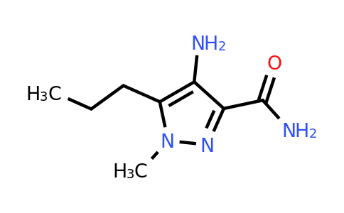CAS 247583-78-4 | 4-Amino-1-methyl-5-propyl-1H-pyrazole-3-carboxylic acid amide