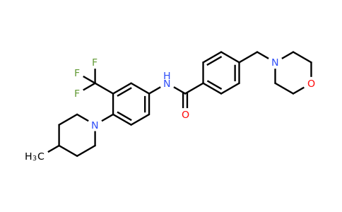 CAS 2479465-67-1 | N-(4-(4-Methylpiperidin-1-yl)-3-(trifluoromethyl)phenyl)-4-(morpholinomethyl)benzamide