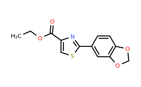 CAS 248249-53-8 | 2-Benzo[1,3]dioxol-5-YL-thiazole-4-carboxylic acid ethyl ester