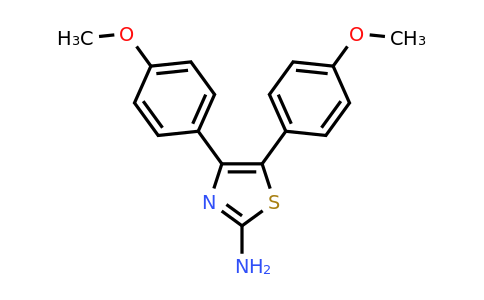 CAS 24827-38-1 | 4,5-Bis(4-methoxyphenyl)thiazol-2-amine