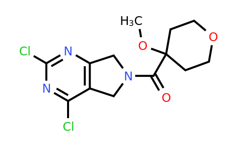 CAS 2488795-67-9 | (2,4-dichloro-5,7-dihydropyrrolo[3,4-d]pyrimidin-6-yl)-(4-methoxytetrahydropyran-4-yl)methanone