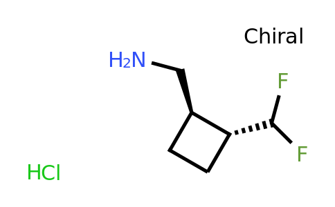 CAS 2490344-64-2 | [(1R,2R)-2-(difluoromethyl)cyclobutyl]methanamine;hydrochloride