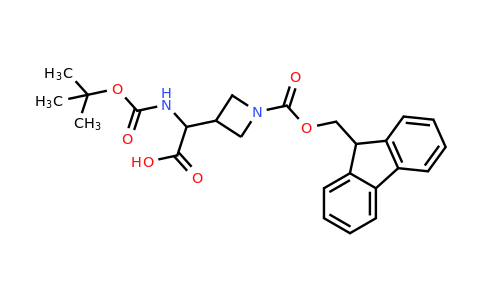 CAS 2490401-64-2 | 2-(tert-butoxycarbonylamino)-2-[1-(9H-fluoren-9-ylmethoxycarbonyl)azetidin-3-yl]acetic acid