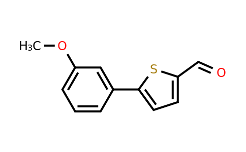 CAS 249504-37-8 | 5-(3-Methoxy-phenyl)-thiophene-2-carbaldehyde
