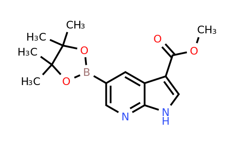 CAS 2495165-33-6 | methyl 5-(4,4,5,5-tetramethyl-1,3,2-dioxaborolan-2-yl)-1H-pyrrolo[2,3-b]pyridine-3-carboxylate