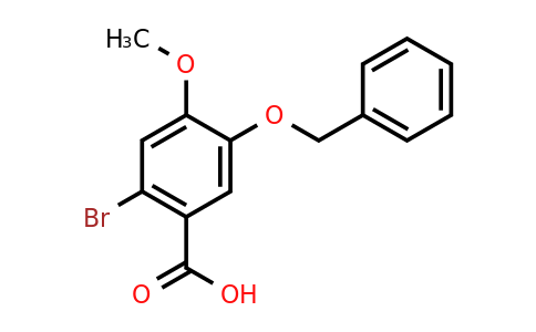 CAS 24958-42-7 | 2-Bromo-4-methoxy-5-(benzyloxy)benzoic acid