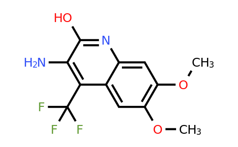 CAS 249737-01-7 | 3-Amino-6,7-dimethoxy-4-(trifluoromethyl)quinolin-2-ol
