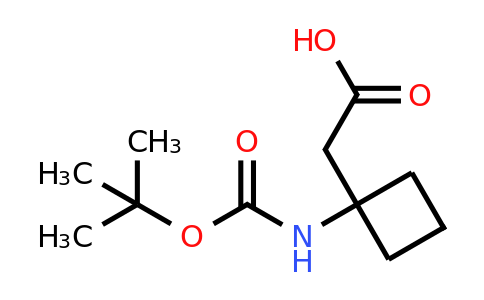 CAS 249762-02-5 | 2-(1-{[(tert-butoxy)carbonyl]amino}cyclobutyl)acetic acid