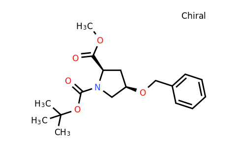 CAS 250122-38-4 | O1-tert-butyl O2-methyl (2R,4R)-4-benzyloxypyrrolidine-1,2-dicarboxylate