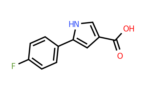 CAS 250213-76-4 | 5-(4-Fluorophenyl)-1H-pyrrole-3-carboxylic acid
