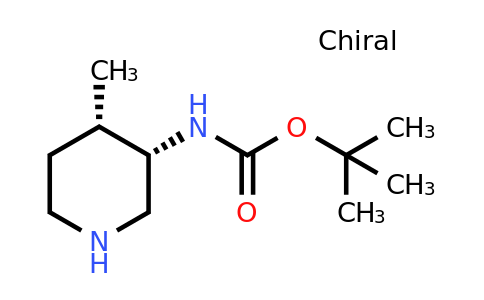 CAS 250275-20-8 | tert-butyl N-[cis-4-methylpiperidin-3-yl]carbamate