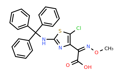CAS 250597-83-2 | (Z)-2-(5-Chloro-2-(tritylamino)thiazol-4-YL)-2-methoxyiminoacetic acid