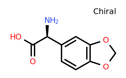 CAS 250666-02-5 | (S)-2-Amino-2-(benzo[D][1,3]dioxol-5-YL)acetic acid