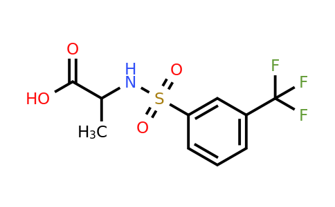 CAS 250714-51-3 | 2-[3-(trifluoromethyl)benzenesulfonamido]propanoic acid