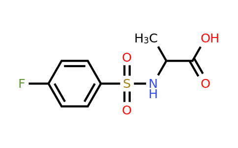 CAS 250714-64-8 | 2-(4-fluorobenzenesulfonamido)propanoic acid