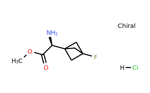 CAS 2512215-77-7 | methyl (2S)-2-amino-2-(3-fluoro-1-bicyclo[1.1.1]pentanyl)acetate;hydrochloride