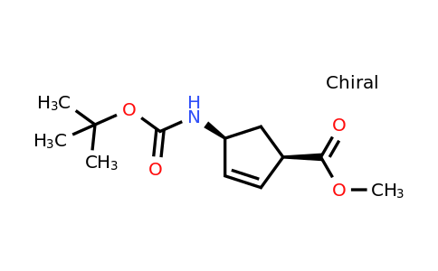 CAS 251326-99-5 | methyl (1R,4S)-4-(tert-butoxycarbonylamino)cyclopent-2-ene-1-carboxylate