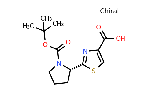 CAS 251349-54-9 | 2-[(2S)-1-[(tert-butoxy)carbonyl]pyrrolidin-2-yl]-1,3-thiazole-4-carboxylic acid