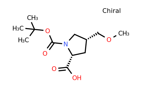 CAS 2518116-06-6 | cis-1-tert-butoxycarbonyl-4-(methoxymethyl)pyrrolidine-2-carboxylic acid