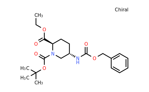 CAS 2518151-95-4 | O1-tert-butyl O2-ethyl (2R,5S)-5-(benzyloxycarbonylamino)piperidine-1,2-dicarboxylate