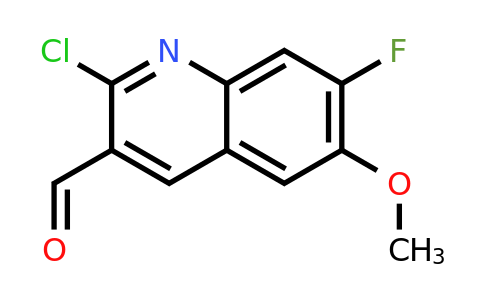 CAS 251902-52-0 | 2-Chloro-7-fluoro-6-methoxyquinoline-3-carbaldehyde
