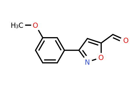 CAS 251912-68-2 | 3-(3-Methoxy-phenyl)-isoxazole-5-carbaldehyde