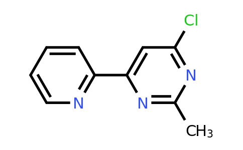 CAS 25194-62-1 | 4-chloro-2-methyl-6-(pyridin-2-yl)pyrimidine