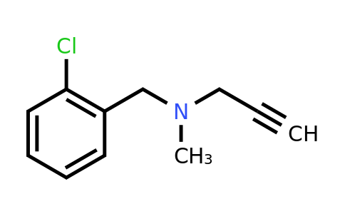 CAS 2520-91-4 | [(2-chlorophenyl)methyl](methyl)(prop-2-yn-1-yl)amine