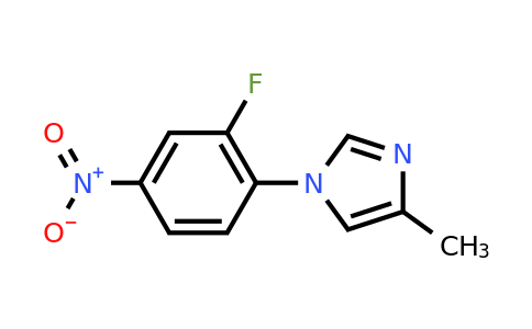 CAS 252337-29-4 | 1-(2-Fluoro-4-nitrophenyl)-4-methyl-1H-imidazole