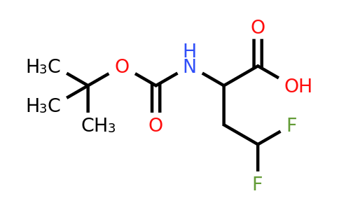CAS 252357-43-0 | 2-((tert-Butoxycarbonyl)amino)-4,4-difluorobutanoic acid