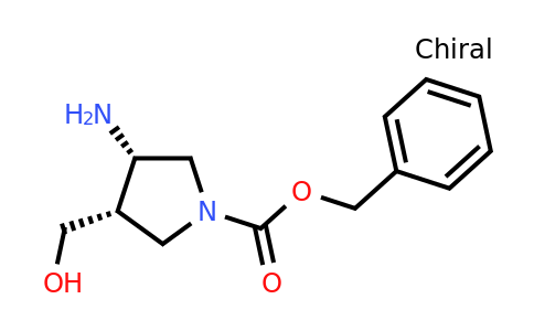 CAS 252770-09-5 | benzyl cis-3-amino-4-(hydroxymethyl)pyrrolidine-1-carboxylate