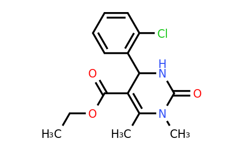 CAS 253328-48-2 | Ethyl 4-(2-chlorophenyl)-1,6-dimethyl-2-oxo-1,2,3,4-tetrahydropyrimidine-5-carboxylate