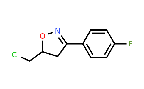 CAS 253443-43-5 | 5-(chloromethyl)-3-(4-fluorophenyl)-4,5-dihydro-1,2-oxazole