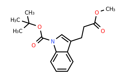 CAS 253605-13-9 | 3-(2-Methoxycarbonyl-ethyl)-indole-1-carboxylic acid tert-butyl ester