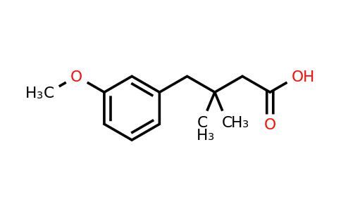 CAS 25380-95-4 | 4-(3-Methoxyphenyl)-3,3-dimethylbutanoic acid