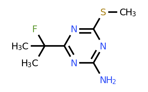 CAS 253870-30-3 | 4-(2-Fluoropropan-2-yl)-6-(methylthio)-1,3,5-triazin-2-amine