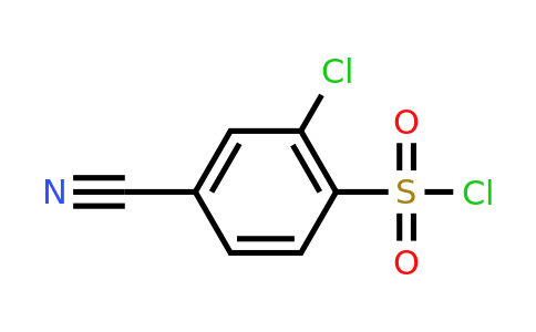 CAS 254749-11-6 | 2-chloro-4-cyanobenzene-1-sulfonyl chloride