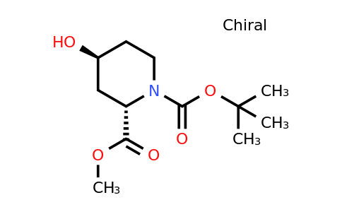 CAS 254882-14-9 | 1-tert-butyl 2-methyl (2S,4S)-4-hydroxypiperidine-1,2-dicarboxylate