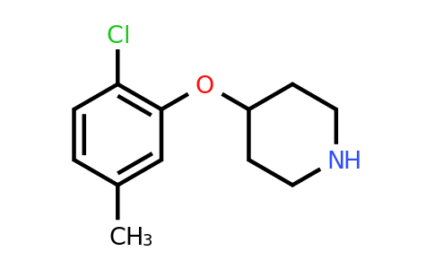 CAS 254883-43-7 | 4-(2-Chloro-5-methylphenoxy)piperidine